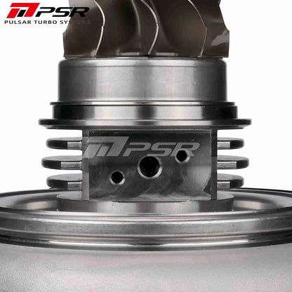 PSR 485D DUAL BALL BEARING TURBO CURVED POINT MILLED BILLET COMPRESSOR WHEEL